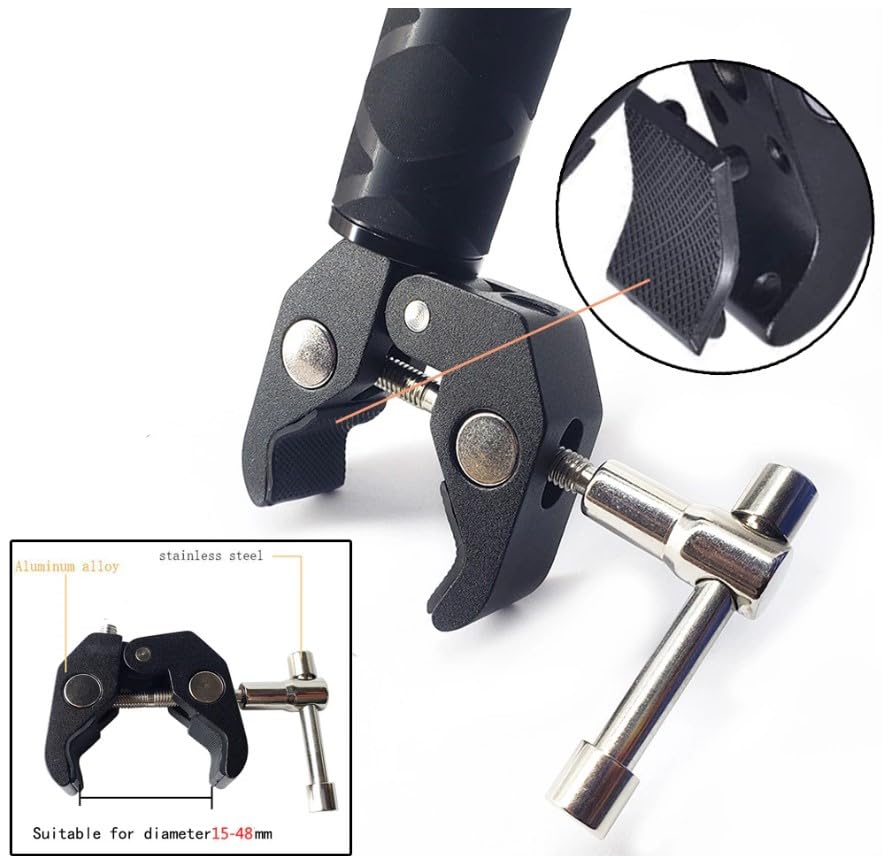 Perche à Selfie Invisible Extensible Pour Moto Et Vélo - Support Guidon Action Cam GoPro/Insta360