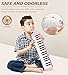 Vangoa 37 Key Melodica Musical Instrument Soprano Melodica Air Piano Keyboard with Carrying Bag, 2 Mouthpieces, Wipe Cloth, Key Stickers, Pink