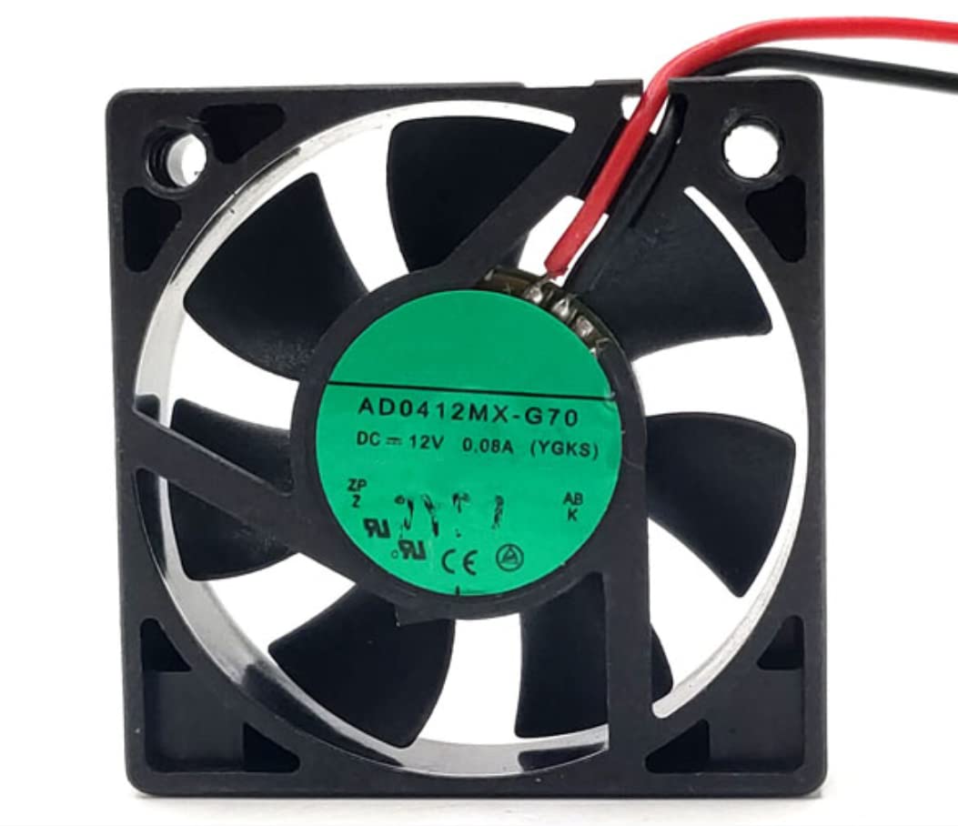 Amazon.com: AD0412MX-G70 DC12V 0.08A 40X40X10mm 2-Wire Cooling Fan
