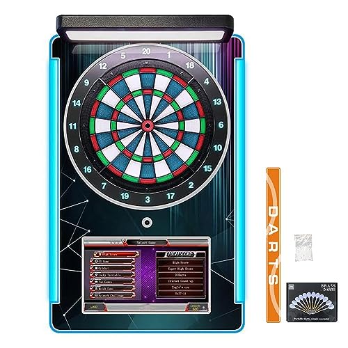 26 Game Electronic Dartboard, LED Soft Tip Darts Set, Dokładny system punktacji, Łatwy montaż na ścianie do domowej rozrywki, Poprawa koordynacji ręka-oko