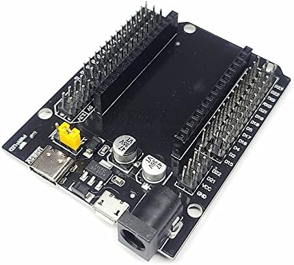DUBEUYEW SP-COW ESP32 Breakout Board Expanding Board for 30PIN ESP32 ESP-WROOM-32 Microcontroller Development Board 2.4 GHz Dual Core WLAN WiFi + Bluetooth 2-in-12pcs