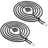 Upgraded 2Pack MP21YA Burner Surface Element 8 Inch 5 Turns by Beaquicy, 234000 (MP21YA) 8'' Suitable for Whirlpool, Maytag & Kenmore rp111pxsq1, kf330add1, xfc31050ab, rf264lxsb,etc.