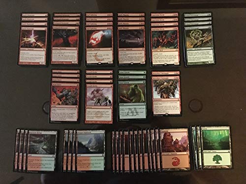 Red Green Aggro Burn Deck - Ball Lightning - Modern Legal - Custom