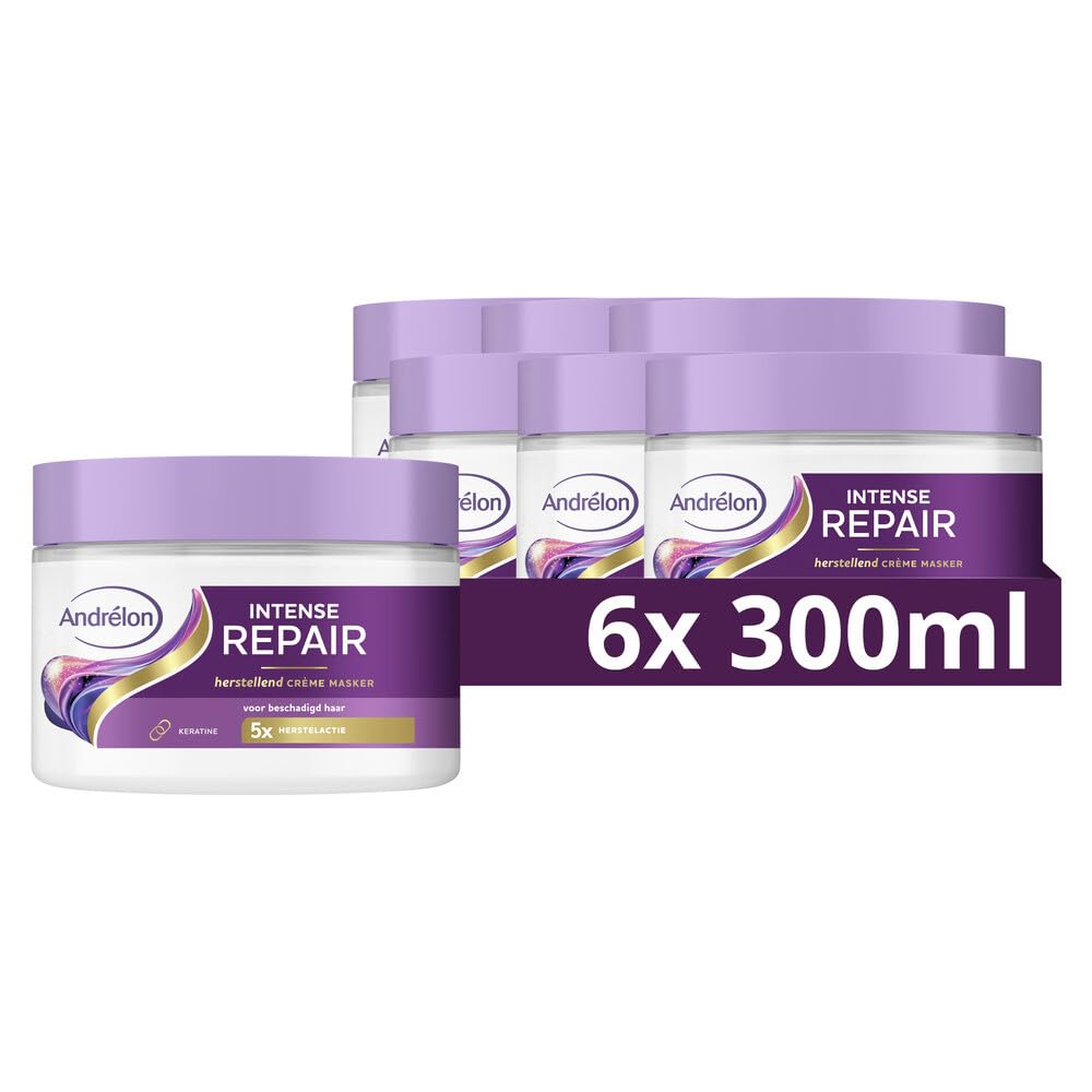 Andrélon kremowa maska do włosów zniszczonych – intensywna regeneracja – 300 ml