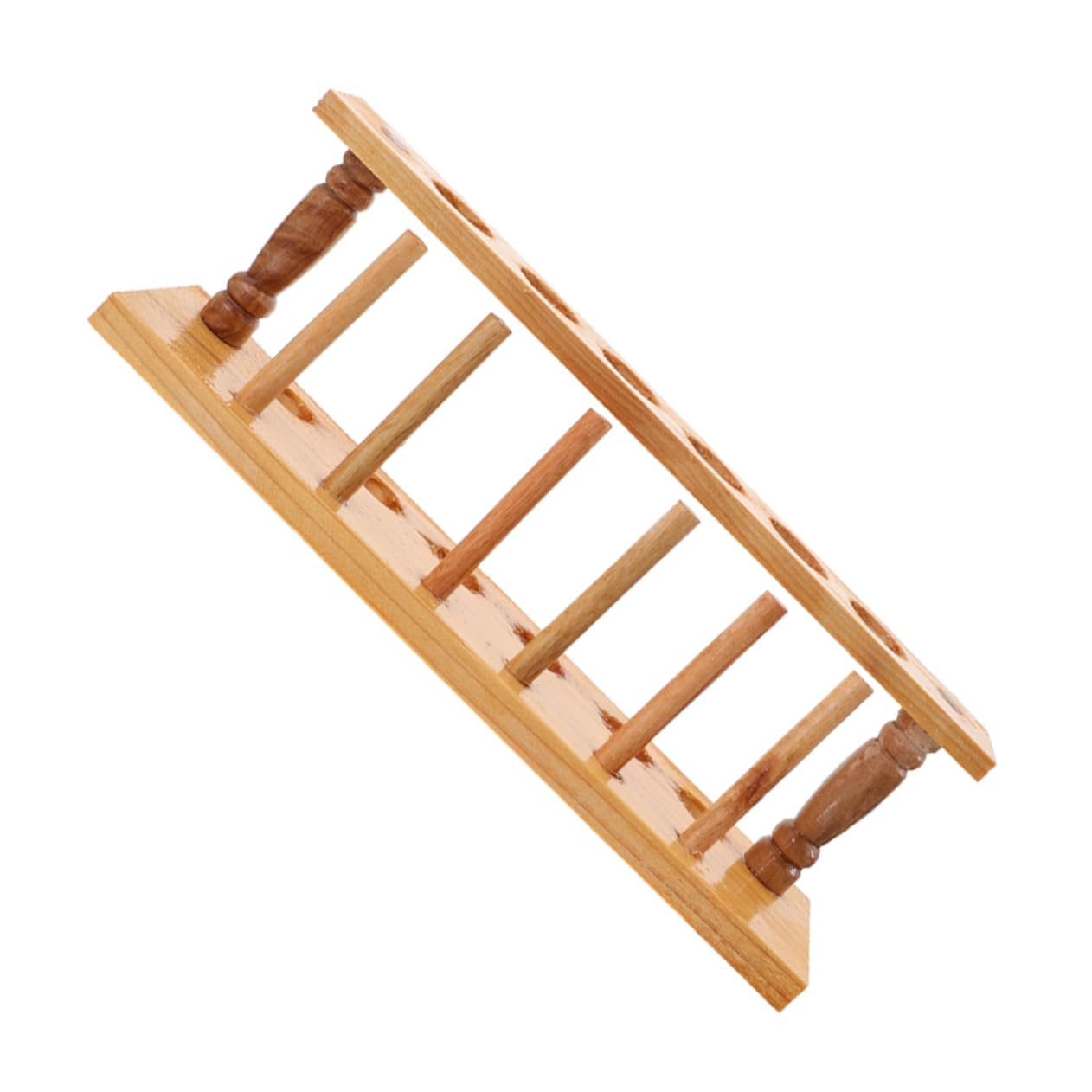Anneome 3piezas Gradilla De Madera Para Tubos De Soporte De Huecos Organizador De Para Experimentos Científicos y Almacenamiento De Tubos