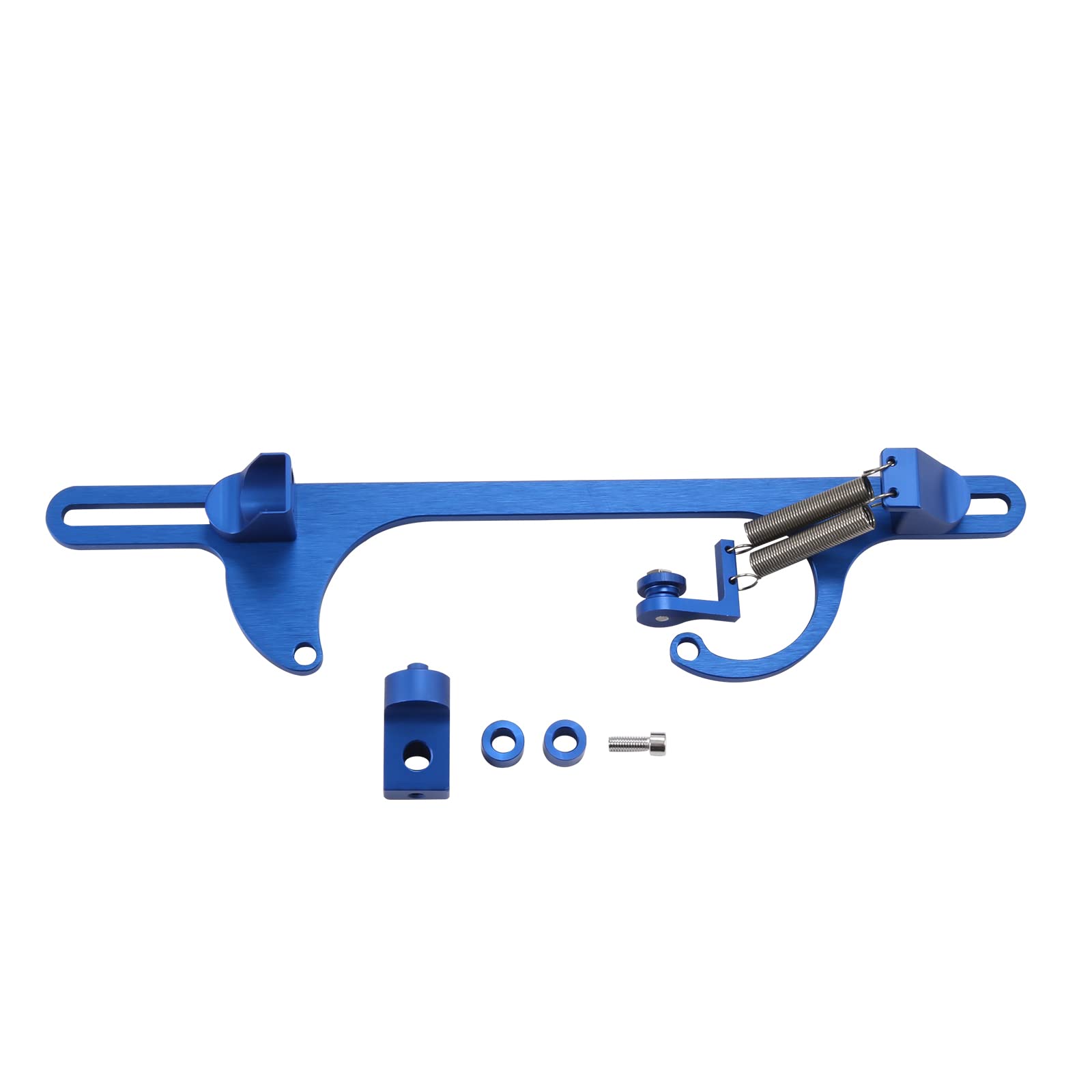 Throttle Cable Bracket 4150 4160 Series throttle brackets Billet Adjustable Aluminum Carburetor Bracket (blue)