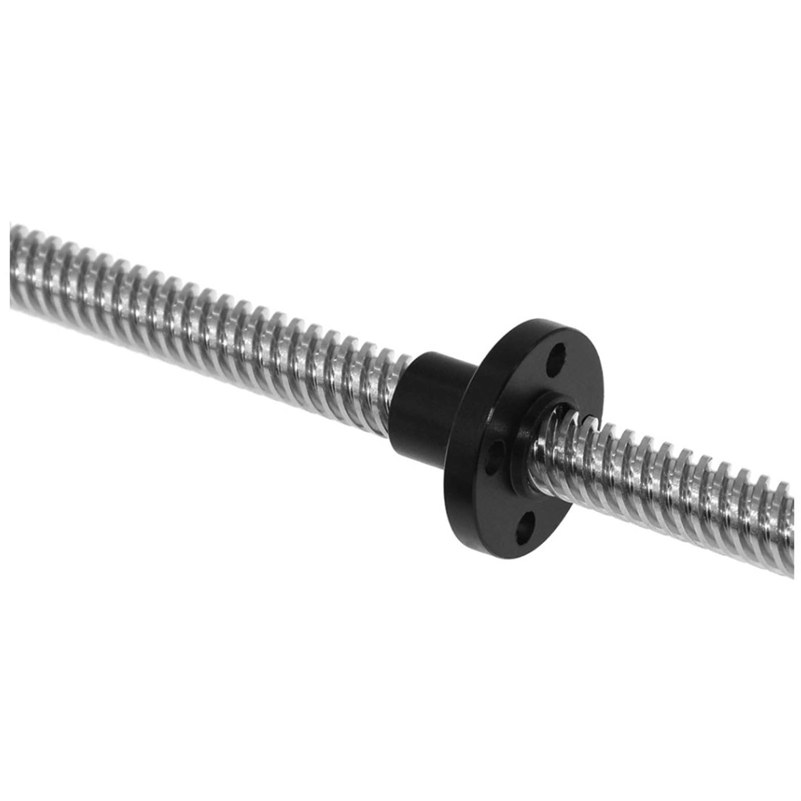 Threaded Backlash T3.5 Lead Screw with Plastic Black Nut 0.61mm 1mm 1.2mm Pitch 0.61mm 2mm 24mm Lead 304 Stainless Steel Trapezoidal Screw Screw trapezoidal (Color : 0.61mm Pitch 0.61mm Lead, Size :