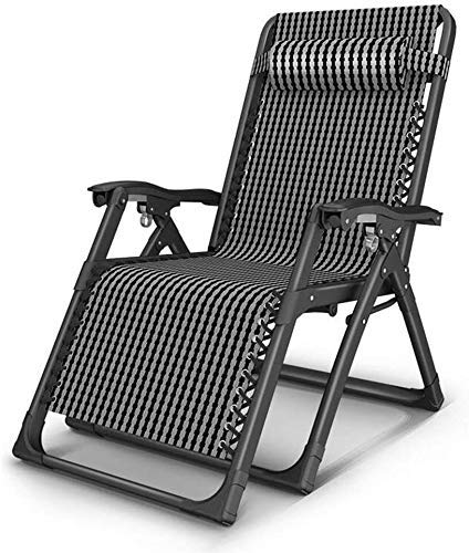 Chaise zero gravity pour soulager le dos avec son grand rembourrage épais pliable