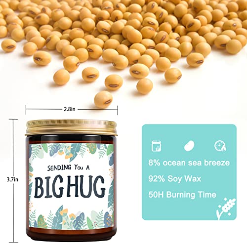 Ocean Scented Candle – Thinking Of You Gifts For Women, Get Well Soon Gift For Women, Sympathy Presents, Best Birthday Present For Her, Sending Big Hugs To Friends, Dad, Mom, Coworkers #TOP3