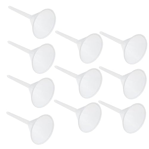 Embudo de laboratorio Embudo de plástico de laboratorio Embudo pequeño para botella Embudo inferior Pequeña botella de agua Embudo de filtro de