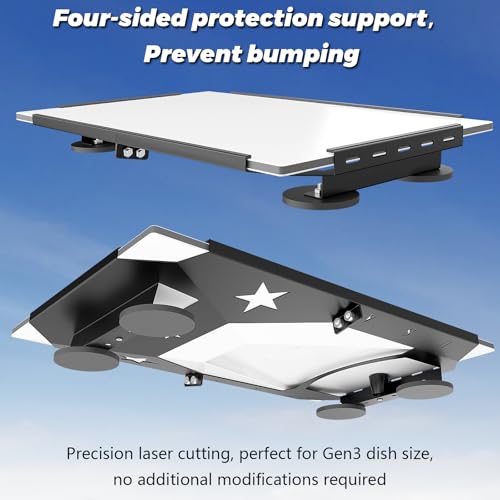 image for Ybervont Starlink Gen 3 Flat Mount Kit, Starlink Standard Dish Magneti