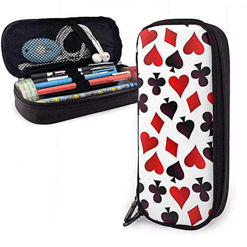 Preisvergleich Produktbild Karte Anzug Leder Federmäppchen, Bleistift Tasche Stifthalter stationären Fall