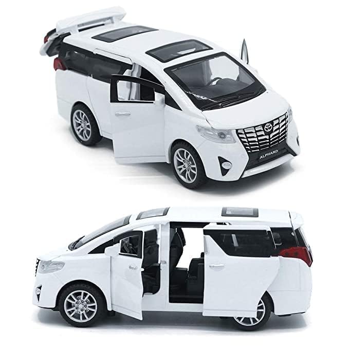 Image of 1:24 Scale Wheels Diecast Alphard Metal Model Pull Back Alloy Toys with Light and Sound Collection for Kids Boy Girl Gift 【Colors as Per Stock】