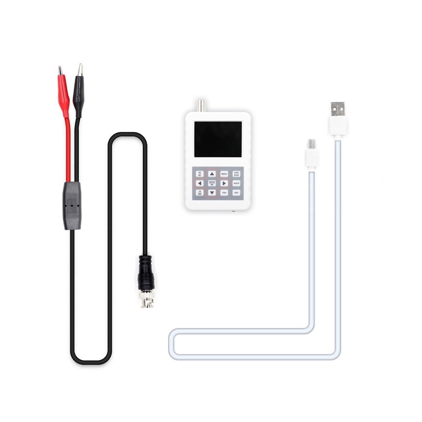 Osciloscopio de Mano 5M Ancho de Banda 20MSps Tasa de muestreo Oscyloskop Cyfrowy USB Mini ociloscopio Digital Prueba de Voltaje y Corriente