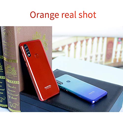 Unlocked Cell Phone, OUKITEL C17 Pro 64GB+4GB Unlocked Phones 13+5MP Triple-Lens Camera Unlocked Smartphone 6.35 inch Blind Hole Display Mobile Phone MT6763 CPU -Sunrise - Thumbnail 6