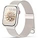 Ersatzarmband Kompatibel mit Apple Watch Armband 40mm 41mm 42mm 44mm 38mm 45mm 46mm 49 Damen Herren Einstellbar Magnetisch Metall Edelstahl Armbänder für iWatch SE Ultra Series 11 10 9 8 7 6 5 4 3 2 1