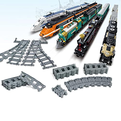 Image of ATORSE Train Track Railroad Blocks Compatible with Major Brands Straight Flexible|Toys & Hobbies | Tv Movie & Character Toys