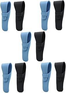 GLEAVI 10 Pcs Razor Cover Storage Bags for Travel Shaver for Men Travel Shavers for Men Travel Shaver Cover Razor Travel Case Safety Shaver Case Portable Silicone Shaver Bag Razor Case