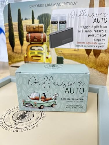 Erboristeria Magentina Diffusore auto con oli essenziali Balsamici