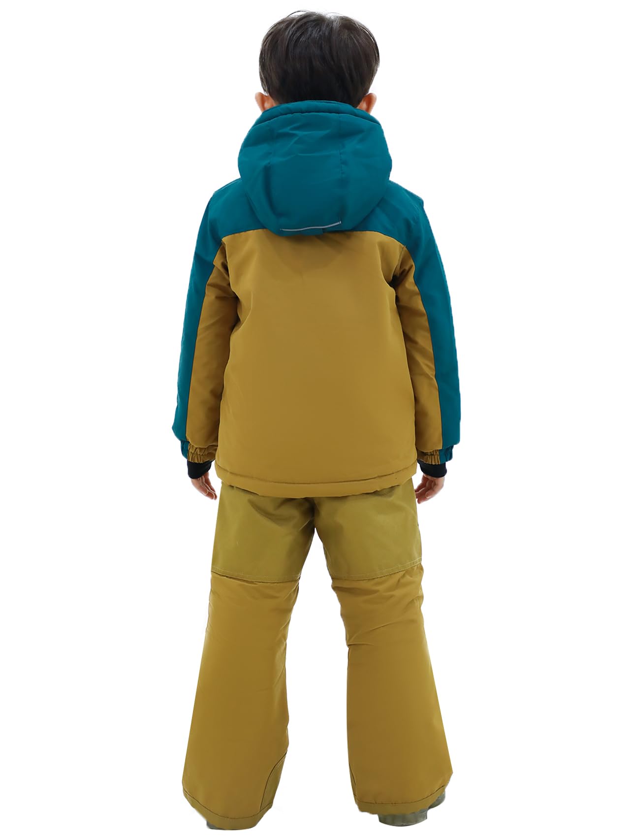 SMONTY COZY - Traje de nieve para niños con capucha, repelente al agua, traje de esquí, a prueba de viento, traje de invierno