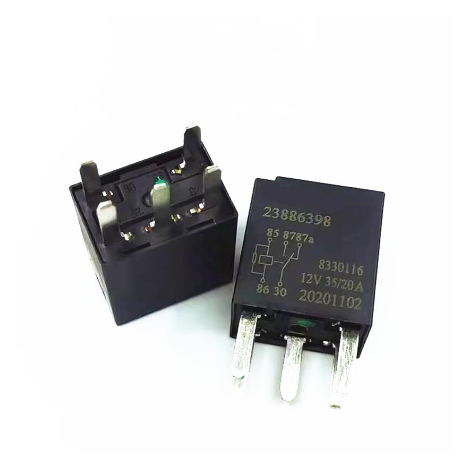 OSHZIKJII Relay 23886398 2388639823886398 12V DCV12 12VDC 35A 5PIN(5PCS)