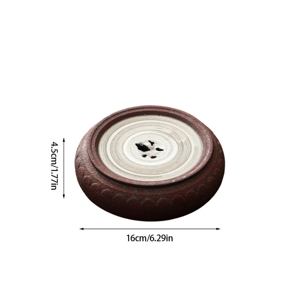 Bandeja de té Kong Fu, Bandeja de té Retro para Almacenamiento de Agua, Bandeja de té de cerámica, Bandeja de té de Drenaje pequeña, Bandeja de té para Almacenamiento de Oficina