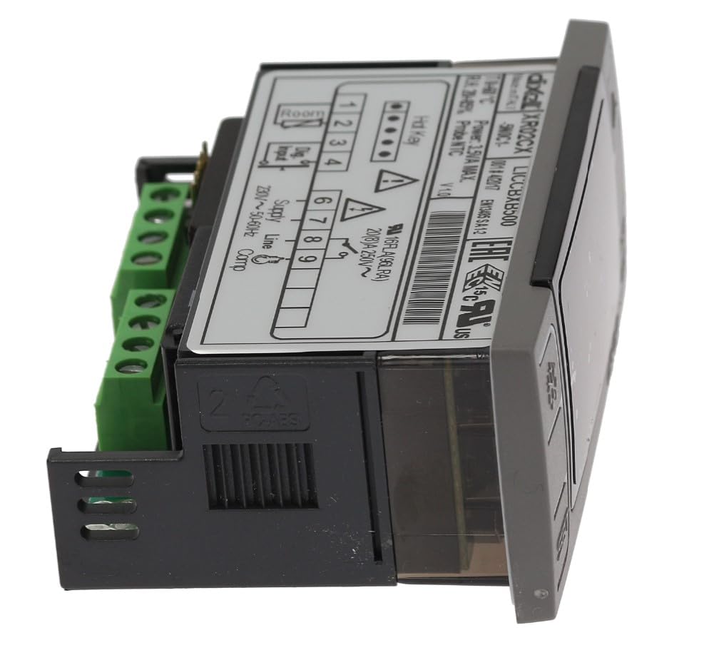 Elektronica-regelaar XR02CX-5N0C1 van DIXELL 71 x 29 mm, 230 V, relais