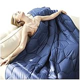 YEMYHOM 100% Cotton Weighted Blanket Adult Bed Heavy Blankets for Great Sleeping (48