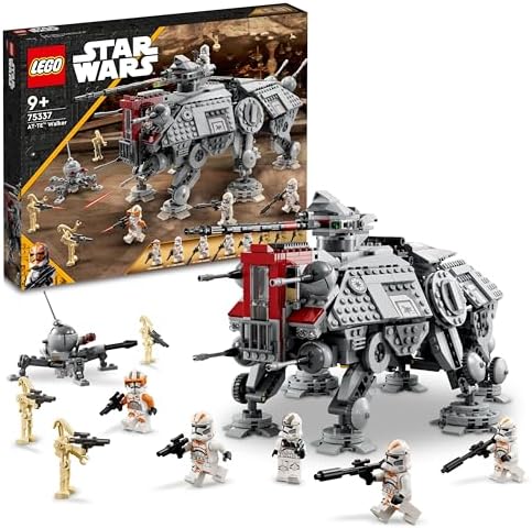 LEGO Star Wars 75337 Caminante AT-TE - Juguete Construcción con 3...