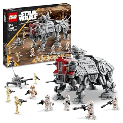 LEGO Star Wars 75337 Caminante AT-TE - Juguete Construcción con 3 Minifiguras de Soldados Clon 212 y Figura de Droide Araña - Regalo para Niños y Niñas de 9+ Años y Fans de La Venganza de los Sith | Ya disponible en tu tienda friki favorita! En mundofriki.es!