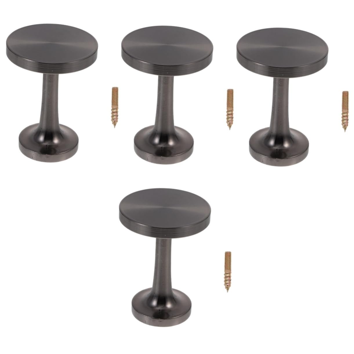 OUNONA 4 Pezzi Gancio per Tende Parete Decorativo Ganci per Tende tieback Nappa grucce Appendiabiti Legare la fermatende Decorative per tendaggi Holdback del Lega di Alluminio