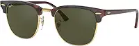 Óculos de Sol Ray-Ban Clubmaster 0RB3016 W0365 Tam 51