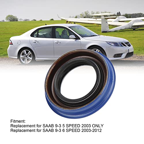 Aramox Vedação de óleo do eixo de transmissão de carro Acessórios de metal de borracha Reposição par