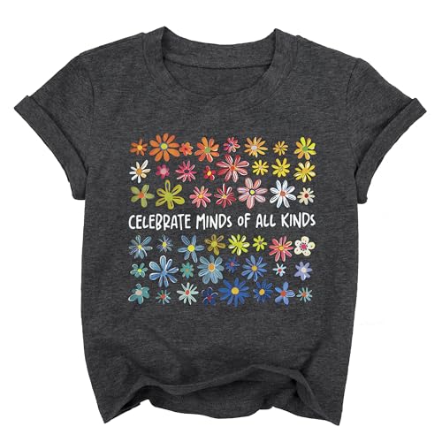 Image of Autism Awareness Shirt Kids Boys Accept Love Understand Tshirt Toddler Autism Shirts Graphic Inspirational Tee Tops