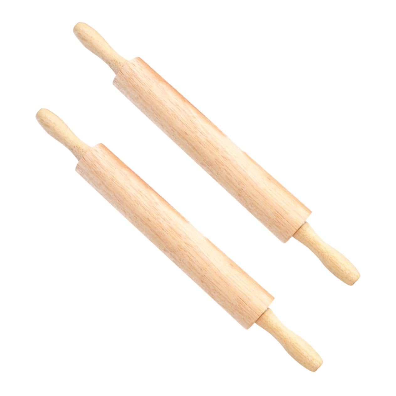 Set 2 Mattarelli in Legno 47x6 Cm, senza Cera, Lisci