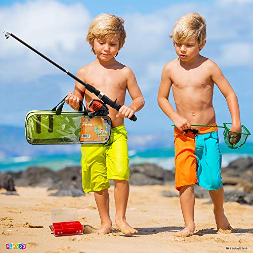 image for Play22 Fishing Pole For Kids - 32 Set Kids Fishing Rod Combos - Kids F