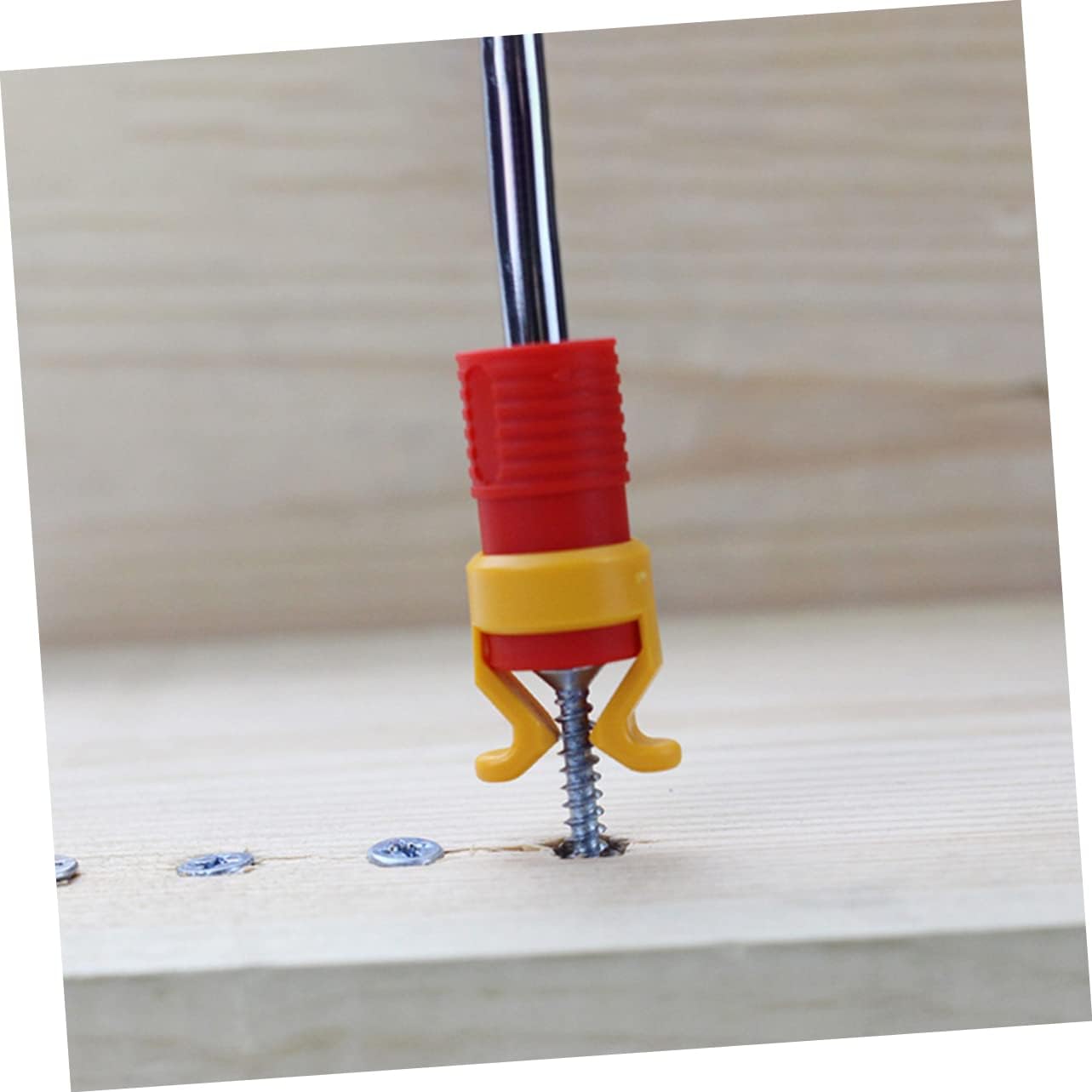 DOITOOL 20pcs Screw Holder Tool Woodworking Screw Clamp for Easy Installation Lightweight Material Fits for Diy Projects and Repairs