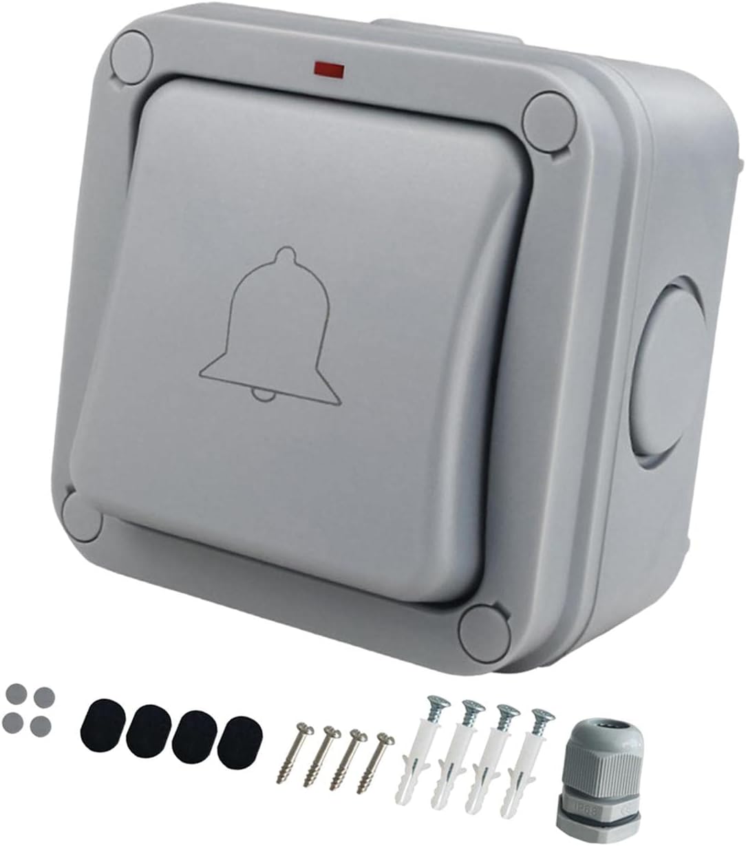 Switch Push Button Doorbell Door Access Control for Warehouse Indoor Hallway BE32M