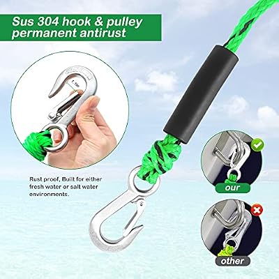 Watersports Heavy Duty Tow Harness with D Rings,Boat Tow Harness for Towing Towable Tube, Water Ski, Wakeboard