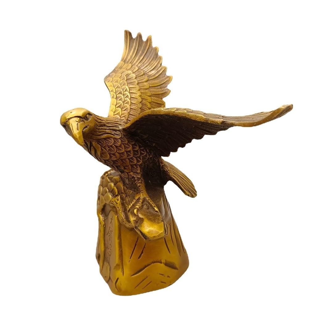 IUokLU Statue Vintage Brass Eagle Copper Ornaments Home Decoration Ideas Crafts Entry Way Table Home Decor Brass Figurine
