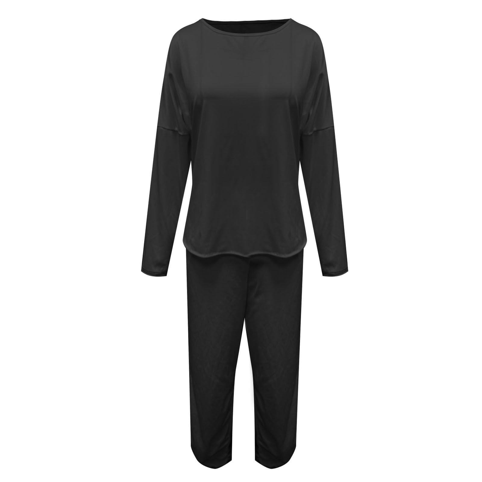 Chándal de mujer completo deportivo de invierno cómodo conjunto otoño dos piezas sudadera con capucha y pantalón tiempo libre Suit para correr sudadera ancha yoga algodón sudaderas de