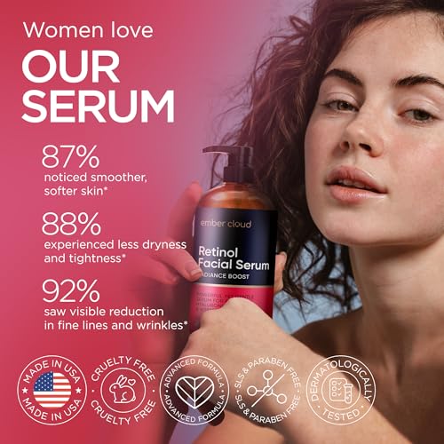 Image of Retinol Serum for Face with Hyaluronic Acid & Vitamin E 8 Oz
