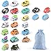 Herefun 24 Pcs Mini Coches Vehículo de Juguete, Tire hacia Atrás Coches Educativo Juguete, Coches de Carreras Juegos Vehículos, Conjunto de Juguetes para Niños Niñas (B)