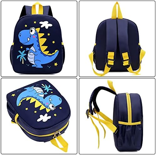 NA Dinosaur School Bag, Kids Backpack, 3D Printed Cartoon School Bag, Kindergarten Preschool Rucksack, Boys Girls Bookbag