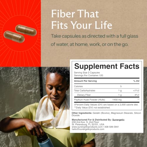 Sunergetic Premium Psyllium Husk Capsules