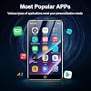 MP3 Player with Bluetooth and WiFi, 80GB Storage& Android OS, 4 Touch Screen Spotify Music&Video Player, Built-in Speaker, FM Radio, MP4 Player for Kids