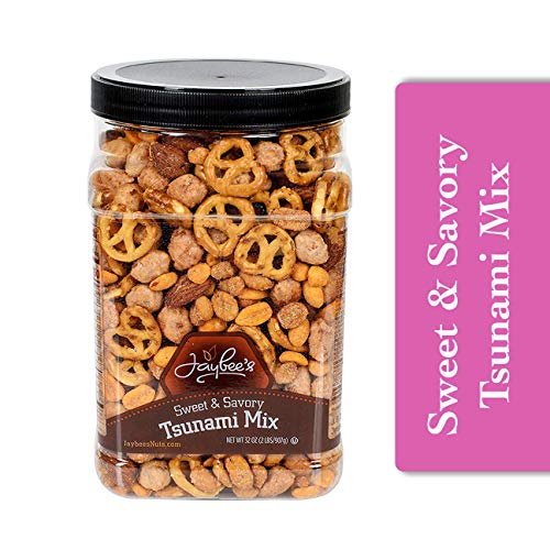 Jaybee's Mixed Nuts Sweet & Savory Tsunami Mix (2 lb) - Kosher Certified