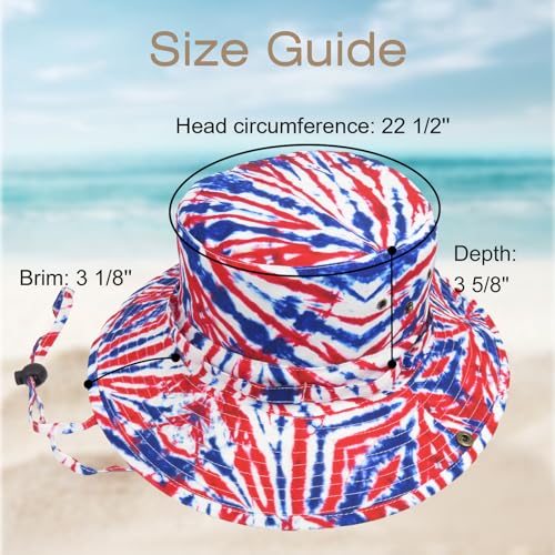 Image of Bucket Hat Wide Brim UV Protection Sun Hat Boonie Hats Fishing Hiking Safari Outdoor Hats for Men and Women