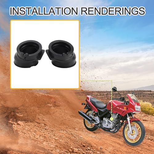 GOOFIT Ansaugkrümmer für Vergaser Ersatz für CB500 1994-2002 CB500S 1998-2002 CB 500