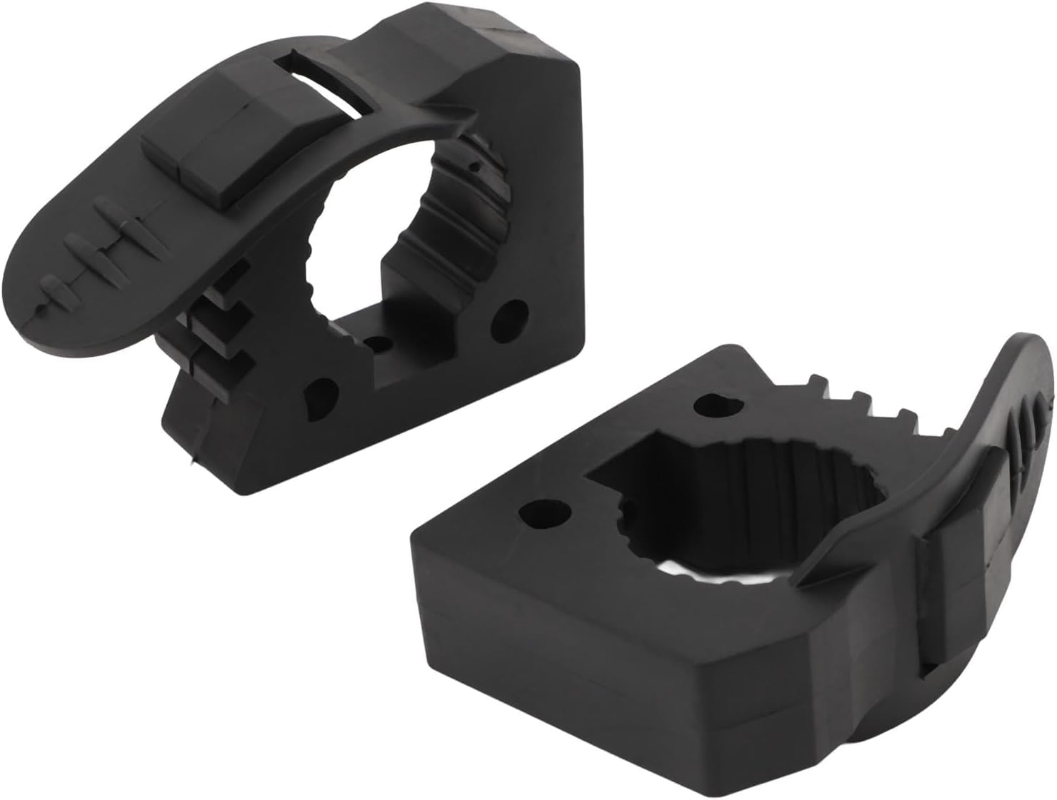 2 morsetti in gomma a sgancio rapido per strumenti di diametro da 2,5 cm a 3,8 cm, supporto per attrezzi resistente con vestibilità regolabile per UTV ATV, camion, barca, treno, design pratico e